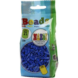 Fuse Beads, size 5x5 mm, hole size 2,5 mm, medium, dark blue (32232), 1100 pc/ 1 pack