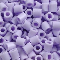 Fuse Beads, size 5x5 mm, hole size 2,5 mm, medium, lilac (32245), 1100 pc/ 1 pack