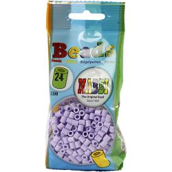 Fuse Beads, size 5x5 mm, hole size 2,5 mm, medium, lilac (32245), 1100 pc/ 1 pack
