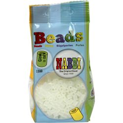 Fuse Beads, size 5x5 mm, hole size 2,5 mm, medium, luminous, 1100 pc/ 1 pack