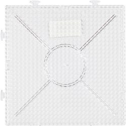 Peg Board, large square, 15x15 cm, medium, clear, 1 pc