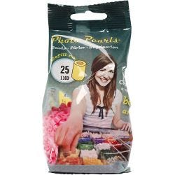 PhotoPearls, size 5x5 mm, hole size 2,5 mm, medium, antique pink (25), 1100 pc/ 1 pack