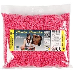 PhotoPearls, size 5x5 mm, hole size 2,5 mm, medium, antique pink (25), 6000 pc/ 1 pack