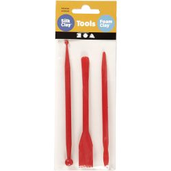 Modelling Sticks, L: 14,5 cm, red, 3 pc/ 1 pack
