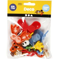 Body Parts, size 0,8-6,8 cm, assorted colours, 26 pc/ 1 pack