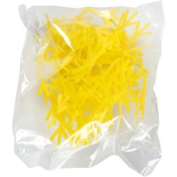 Chicken Feet, H: 28 mm, L: 37 mm, yellow, 50 pc/ 1 pack