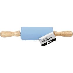Rolling pin, L: 23 cm, dia. 4.5 cm, light blue, 1 pc