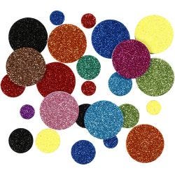 EVA Foam Circles, dia. 12+20+32 mm, 150 asstd./ 1 pack