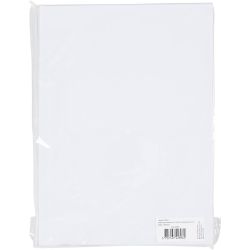 EVA foam, A4, sheet 210x297 mm, thickness 2 mm, white, 10 sheet/ 1 pack