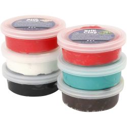 Silk Clay®, christmas colours, 6x14 g/ 1 pack