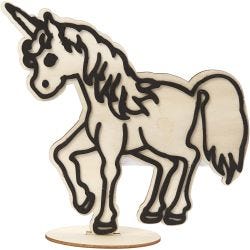 Decoration Figure, Unicorn, 19 cm, 1 pc