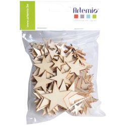 Wooden stars to decorate