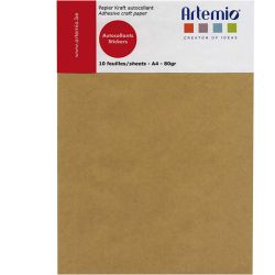 Adhesive kraft paper