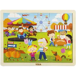 VIGA easonsVIGA wooden jigsaw puzzle