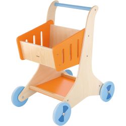 VIGA wooden shopping trolley