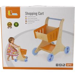 VIGA wooden shopping trolley