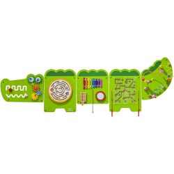 VIGA play wall with crocodile design