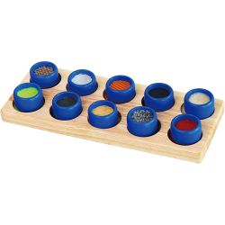 VIGA texture sorting box (touch &amp; feel), 27,5x11x4 cm, 1 set