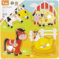 VIGA Wooden Knob Puzzles