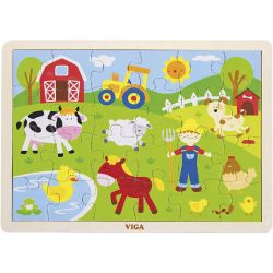 VIGA Wooden Jigsaw Puzzles