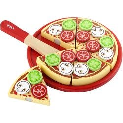 VIGA wooden play pizza