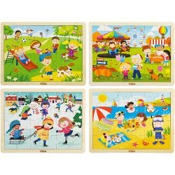 VIGA Wooden jigsaw puzzles