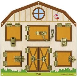 VIGA house latches activity board