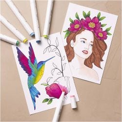 Starter Craft Kit Colouring, Drawing marker, 1 pack
