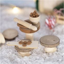 Mini Craft Kit Elf Door, Baking cookies, 1 pack