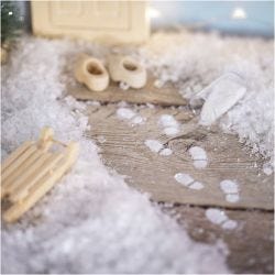 Mini Craft Kit Elf Door, Footprints, 1 pack
