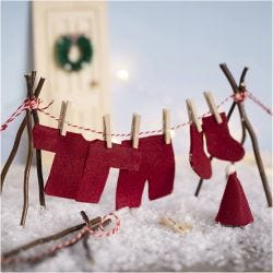 Mini Craft Kit Elf Door, Laundry, 1 pack