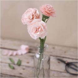 Mini Craft Kit Crepe Paper, Carnations, Crêpe ratio: 180%, 105 g, 1 pack