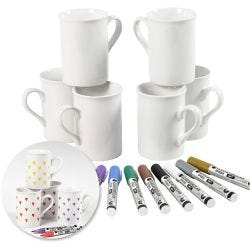 Creative kit – Decorate mugs with porcelain markers