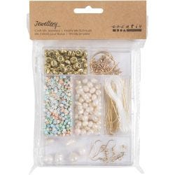 Craft Mix Jewellery, Freshwater pearls, mute colours, 1 pack