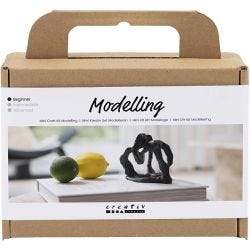 Mini Craft Kit Modelling, Sculpture, black, 1 pack