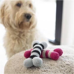 Mini Craft Kit Crochet, Dog Bone, 1 pack