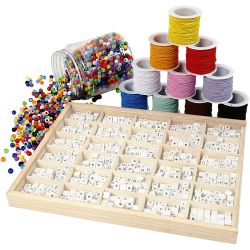 Group Craft Kit Letter Bead Bracelet