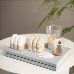 Craft Kit Resin Casting, Sculpture, beige, off white, 1 pack