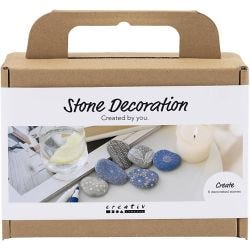 Mini Craft Kit Stone Decoration