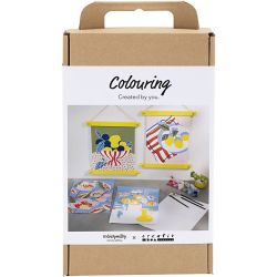 Craft Kit Colouring, Paint by numbers, acrylic paint, 1 pack