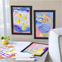 Craft Kit Colouring, Paint by numbers, markers, 1 pack