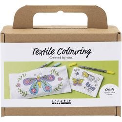 Mini Craft Kit Textile Colouring