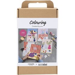 Craft Kit Colouring, Collage, 1 pack