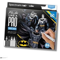 Craft Kit Illustration, Batman: Heroes & Villains , assorted colours, 1 pack