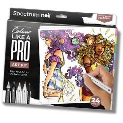 Craft Kit Illustration, Adventurous Colouring, assorted colours, 1 pack