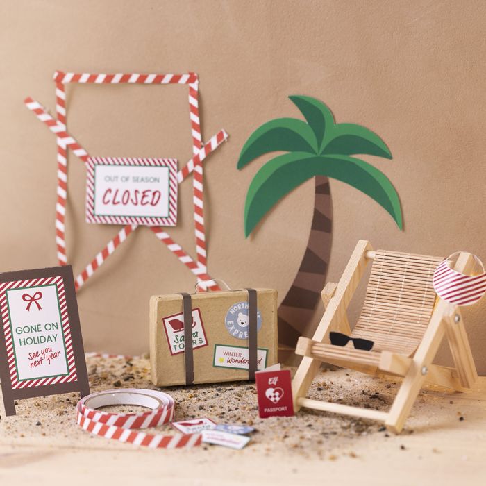 The elf goes on holiday