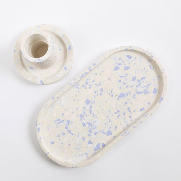How to make resin cast with terrazzo flakes