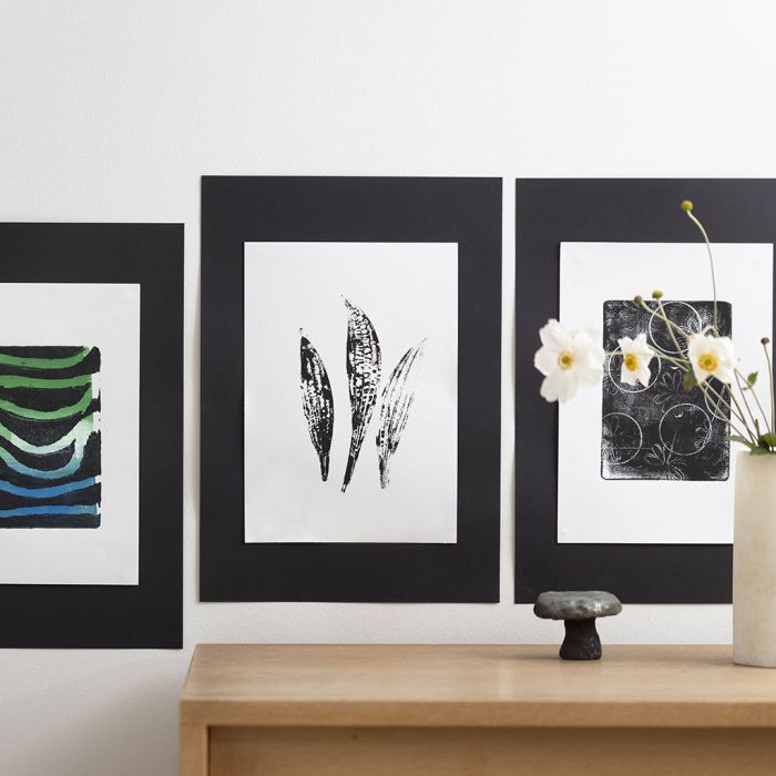 Learn how to make art prints with a gel plate