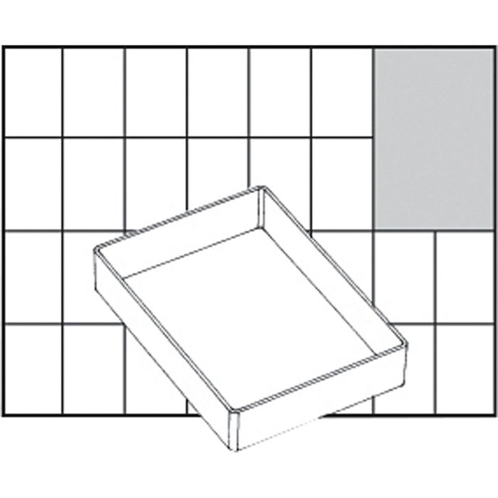 Insert Box, no. A71 Low, H: 24 mm, size 109x79 mm, 1 pc