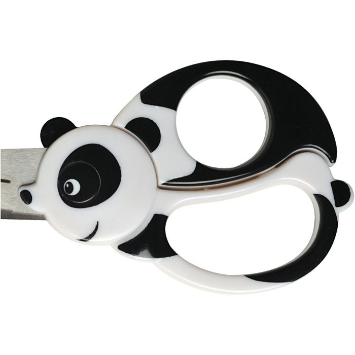 Fiskars Kids Animal Scissors, panda, L: 13 cm, 1 pc